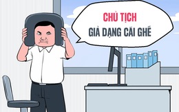 Sếp cải trang thành cái ghế để theo dõi nhân viên