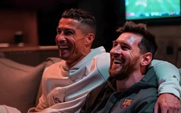 Thực hư bức hình Ronaldo khoác vai Messi 'tình như choco-pai'