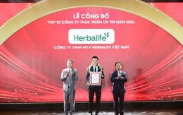 Herbalife Việt Nam vào Top 10 Công ty Thực phẩm Uy tín lần thứ tư liên tiếp