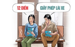 Kiểm tra kiến thức để phục hồi điểm giấy phép lái xe từ 1-1-2025: Tính điểm thế nào?