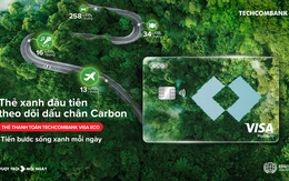 Techcombank ra mắt thẻ xanh đầu tiên theo dõi dấu chân carbon