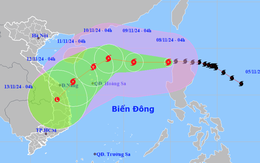 Bão Yinxing mạnh cấp 14, giật cấp 17 vào Biển Đông, trở thành bão số 7