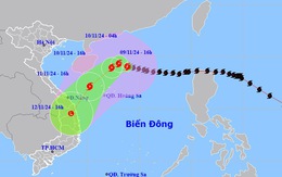 Thời tiết hôm nay 10-11: Bão Yinxing bắt đầu đổi hướng xuống phía nam, đất liền ngày nắng