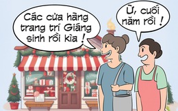 Không khí Giáng sinh và không khí... đào đường