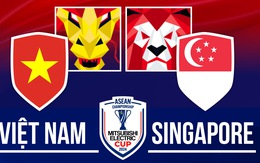 Tương quan sức mạnh giữa Việt Nam và Singapore ở bán kết ASEAN Cup 2024