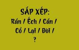 Thử tài tiếng Việt: Sắp xếp các từ sau thành câu có nghĩa (P165)