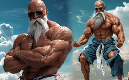 Master Roshi cực ngầu trong phiên bản live-action được tái hiện bằng AI