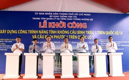 Khởi công nâng tĩnh không cầu Bình Phước 1 và cầu Bình Triệu 1