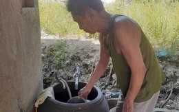 Gần Tết, cả trăm hộ dân ở Long An lao đao vì cúp nước