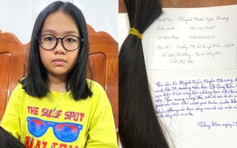 Cô học trò lớp 3 hiến tóc vì bệnh nhân ung thư