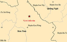 Trưa 28 tháng chạp, Kon Tum xảy ra liên tiếp 5 trận động đất