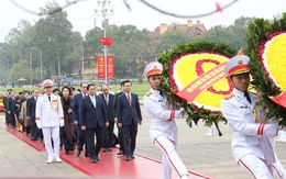 Lãnh đạo Đảng, Nhà nước vào lăng viếng Bác Hồ nhân dịp Tết Nguyên đán