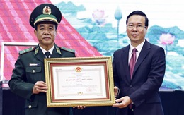 Chủ tịch nước trao Huân chương Chiến công hạng nhì cho Bộ đội biên phòng