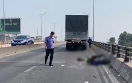 Tai nạn trên cầu vượt Amata, hai người đi xe máy thiệt mạng, quốc lộ 1 ùn ứ