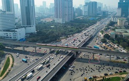 Hai nhánh cầu vượt trăm tỉ ở Hà Nội trước ngày thông xe