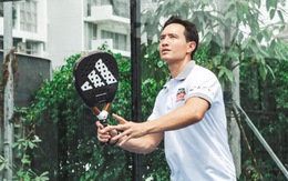 Diễn viên Kim Lý thi đấu giải padel chuyên nghiệp quốc tế