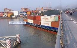 Đề nghị tạm giữ tàu 4.600 tấn đứt neo, kẹt dưới gầm cầu Đồng Nai