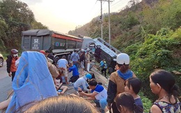 Xe khách đấu đầu xe đầu kéo tại Kon Tum: 1 người chết, nhiều người bị thương