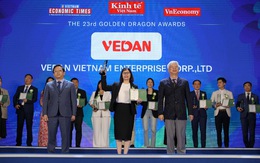 Vedan Việt Nam lần thứ 3 được trao Giải thưởng Rồng Vàng