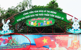 Băng rôn gây tranh cãi ở công viên Lê Thị Riêng bị dỡ