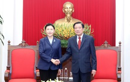 Trưởng Ban Nội chính Trung ương Phan Đình Trạc tiếp Bộ trưởng Tư pháp Trung Quốc