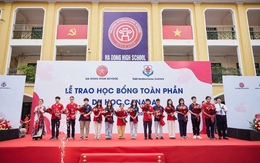 Trường ở Hà Nội trao học bổng toàn phần du học Canada cho học sinh