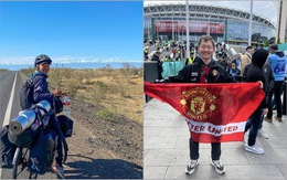 Đạp xe hơn 9.000km, chạy 11 tháng từ Mông Cổ tới Anh để xem Manchester United ra sân