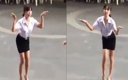 Nữ sinh nhảy vũ điệu người máy cực ngầu