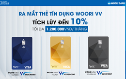 Ngân hàng Woori ra mắt dòng thẻ tín dụng tích điểm lên đến 10%