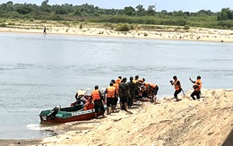 Tìm thấy thi thể một công nhân trong vụ lật xuồng trên sông Ba