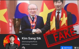 Cảnh báo về các tài khoản mạng xã hội giả mạo huấn luyện viên Kim Sang Sik