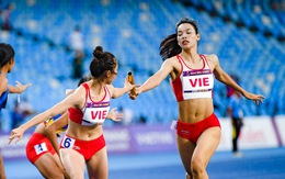 Đội điền kinh tiếp sức Việt Nam giành huy chương vàng châu Á nhưng chưa có vé đến Olympic