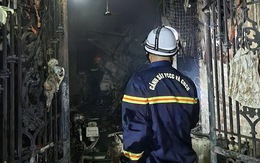 Hiện trường lúc xảy ra vụ cháy nhà trọ làm 14 người chết ở Hà Nội