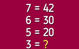 Câu đố IQ: Tìm số thay dấu hỏi trong 11 giây