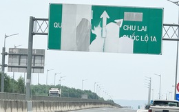 Tài xế 'rối não' với biển báo trên đường cao tốc Đà Nẵng - Quảng Ngãi