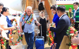 Khánh Hòa đón chuyến bay chở du khách Uzbekistan đầu tiên trong năm