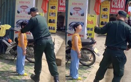 Sĩ quan cảnh sát cơ động nói lý do tặng còi chỉ huy diễu binh cho bé gái