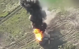 Nga công bố video máy bay không người lái tấn công thiết giáp Ukraine