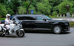 Cận cảnh dàn xe đặc chủng phục vụ Tổng thống Nga Putin trên đường phố Hà Nội