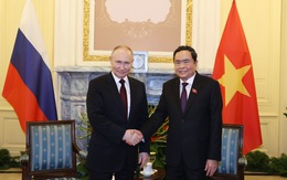 Chủ tịch Quốc hội Trần Thanh Mẫn hội kiến Tổng thống Nga Putin