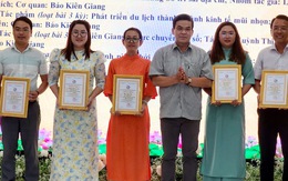 Báo Tuổi Trẻ đoạt giải ba và khuyến khích Giải báo chí tỉnh Kiên Giang