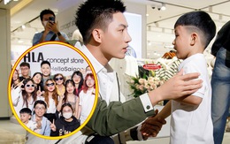 Ca sĩ 'Tếu' Anh Tú tranh thủ 'họp fan' khi đi mua sắm