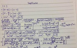 Ảnh vui 6-6: Cách làm phức tạp phép toán '1+2=3'