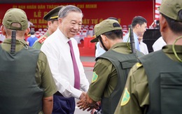 Chủ tịch nước Tô Lâm dự lễ ra mắt lực lượng tham gia bảo vệ an ninh, trật tự cơ sở tại TP.HCM