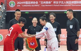 Tuyển futsal nữ Việt Nam thắng cách biệt Trung Quốc