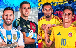 Lịch trực tiếp chung kết Copa America 2024: Argentina đấu với Colombia