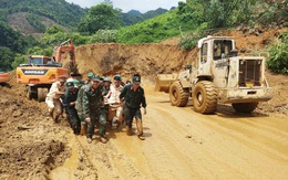 Chính thức thông tuyến điểm sạt lở vùi lấp xe khách, 11 người chết trên quốc lộ 34