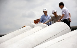 Hoàn thành 95% tuyến ống cấp nước cho sân bay Long Thành