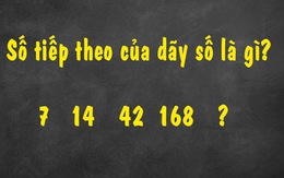 Tìm số tiếp theo của dãy số trong 20 giây