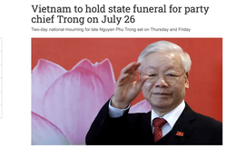 Báo chí quốc tế nói về di sản của Tổng bí thư Nguyễn Phú Trọng
